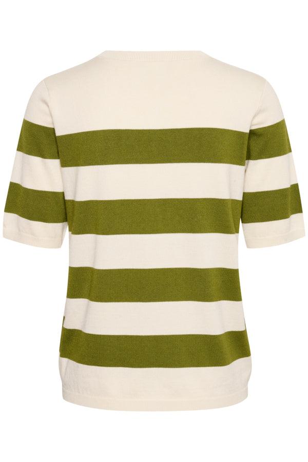 KAmala Striped Knit - Green/Turtledove - Kaffe - London Bazar