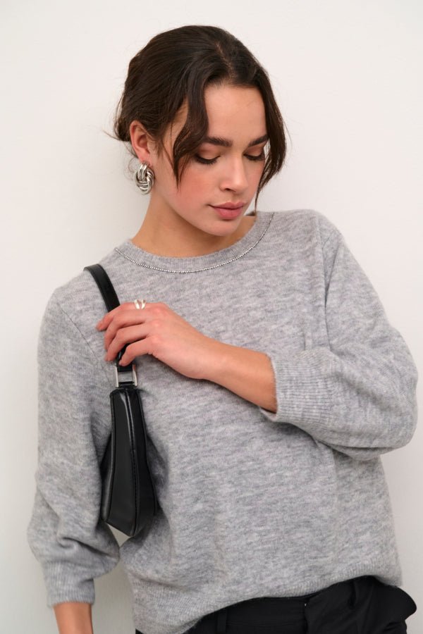 KAmeridith Pullover - Grey Melange - Kaffe - London Bazar