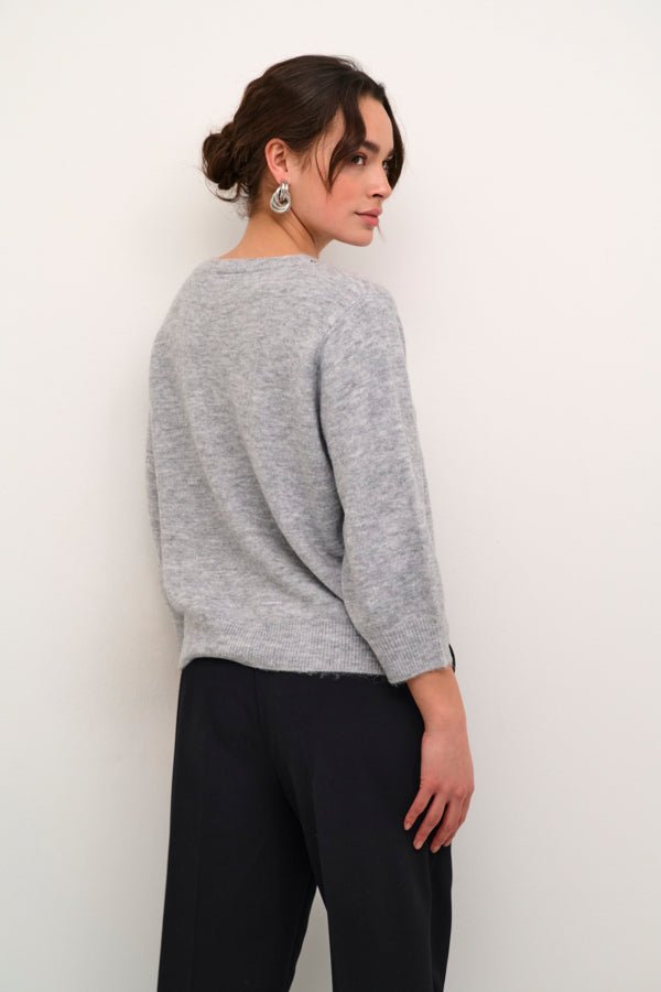 KAmeridith Pullover - Grey Melange - Kaffe - London Bazar