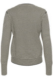 KAnala Knit Pullover - Chalk/Black Small Stripe - Kaffe - London Bazar