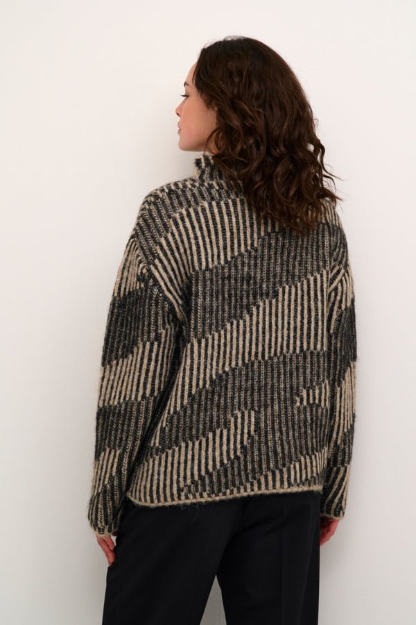 KArafi Knit Pullover - Feather Grey - Kaffe - London Bazar