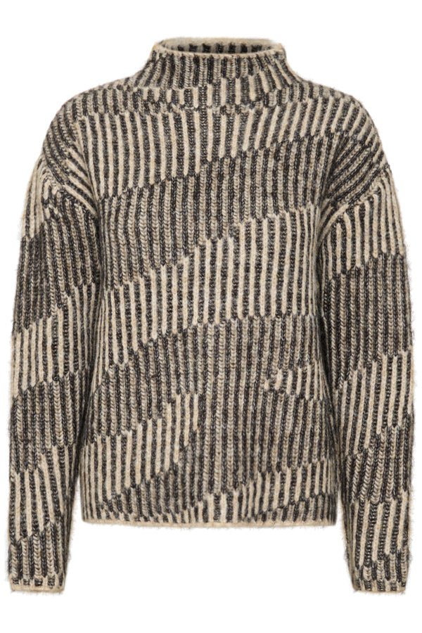 KArafi Knit Pullover - Feather Grey - Kaffe - London Bazar