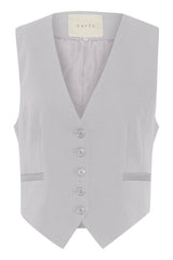 KAsakura Waistcoat - Grey Melange - Kaffe - London Bazar