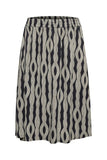 KCcarly Skirt - Black Rope Print - Kaffe Curve - London Bazar