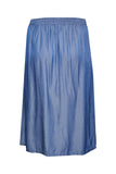 KCnora Skirt - Chambray Blue - Kaffe Curve - London Bazar