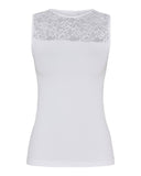 Nancy Rib Top - Bianco - Tim og Simonsen - London Bazar