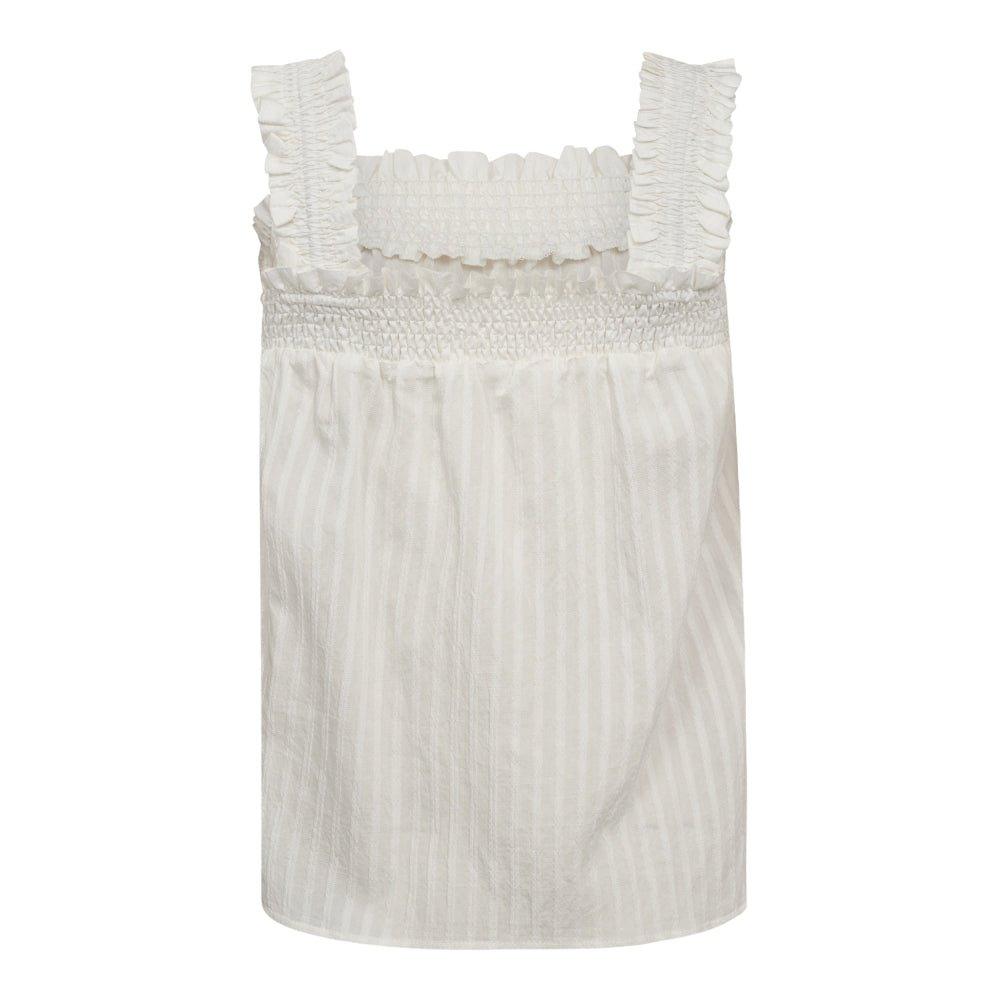 SelmaCC Smock Strap Top - Hvid - Co’couture - London Bazar