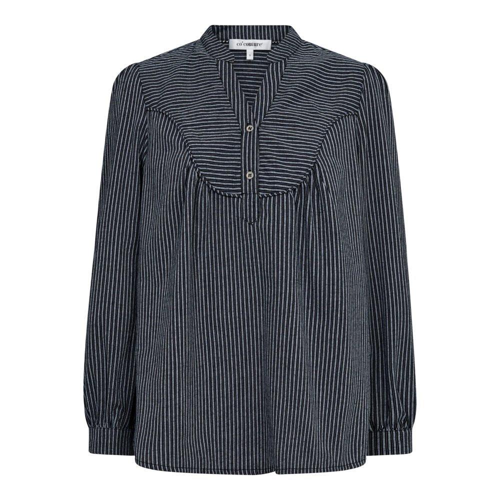 SimonaCC Stripe Blouse - Navy - Co’couture - London Bazar