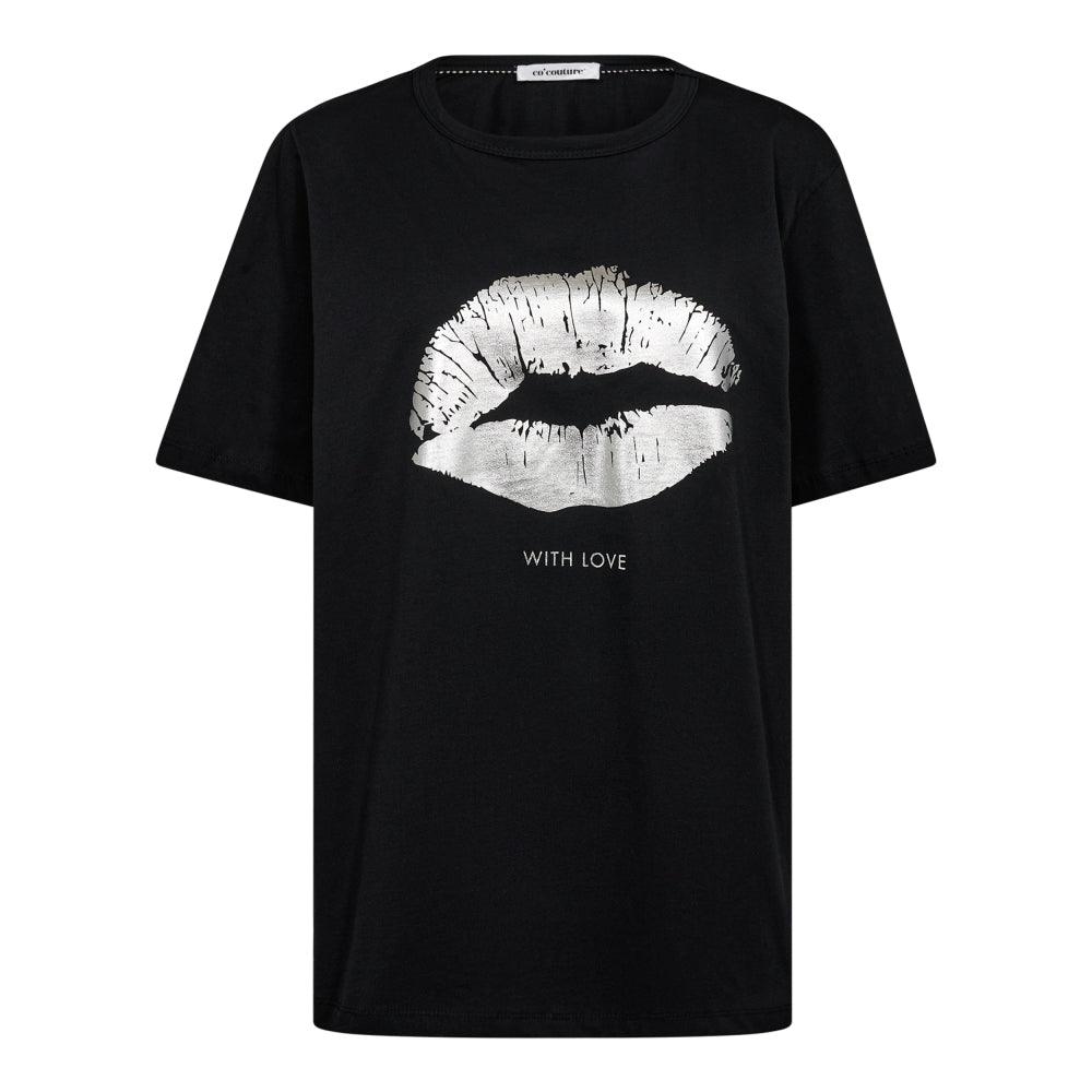 The KissCC Oversize Tee - Black - Co’couture - London Bazar