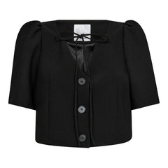 VolaCC Crop Tie SS Blazer - Black - Co’couture - London Bazar